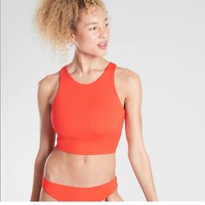 NWT Athleta Conscious Crop Bikini Swim Top